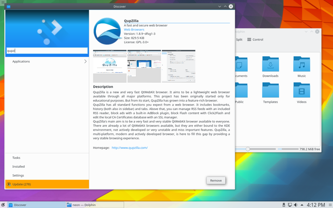 KDE Neon Discover