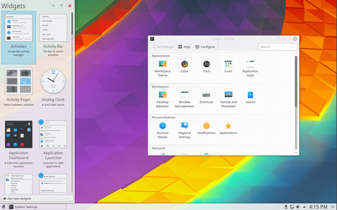 KDE Neon Widgets