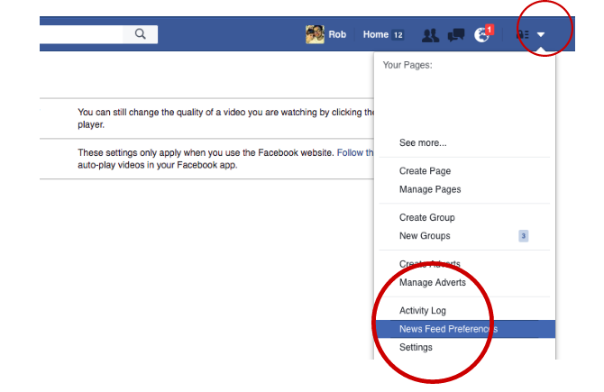 Facebook Tricks and Features -- News Feed Preferences