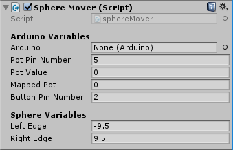 Sphere Mover Script With Variables