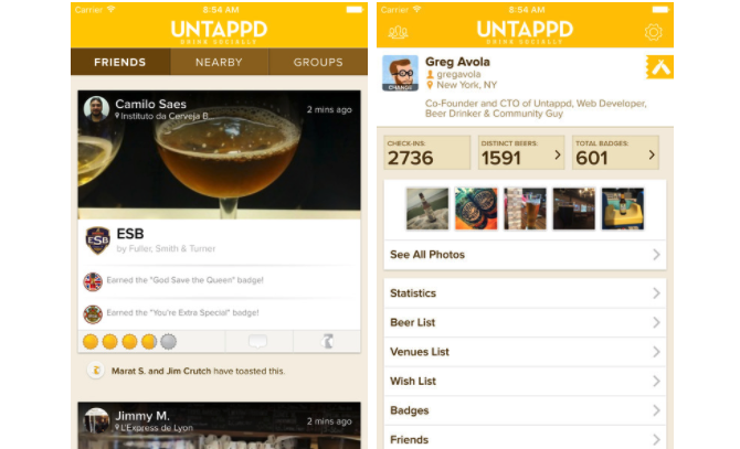 iOS Apps Untappd