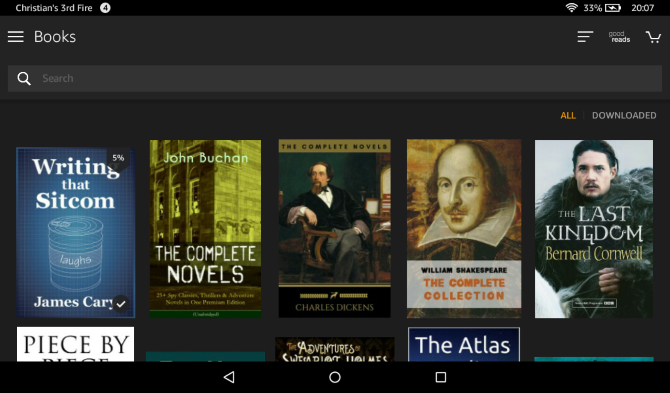 Amazon Fire 7 Library