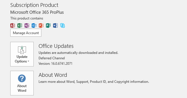 Microsoft Office Updates