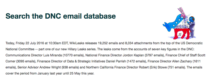 WikiLeaks DNC