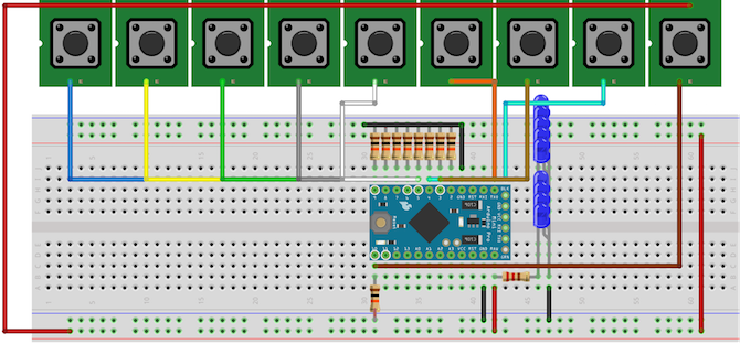 Arduino Shortcut Breadboard