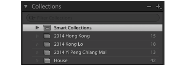 Collections in Lightroom