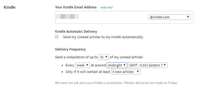 Kindle Digest with Instapaper