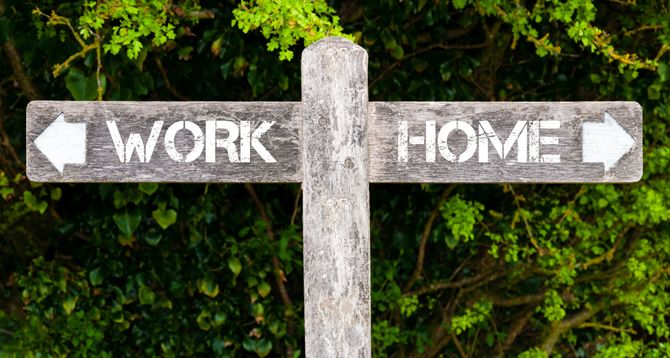Signpost Work Home