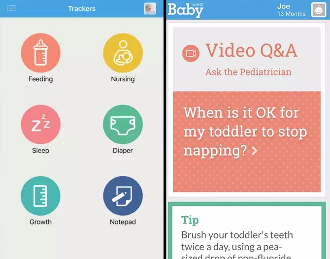 Apps for Parents -- WebMD Baby
