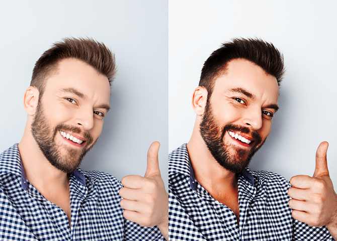 create a professional profile picture