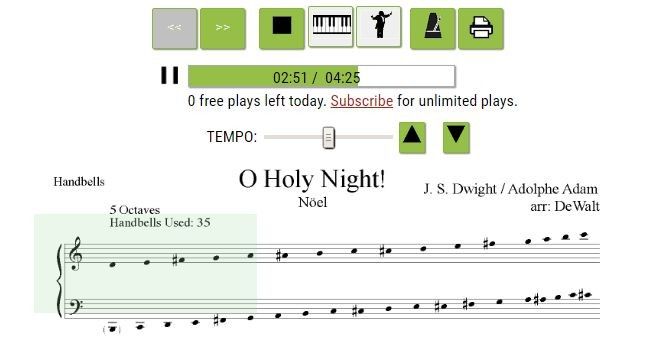 8notes O Holy Night! sheet music