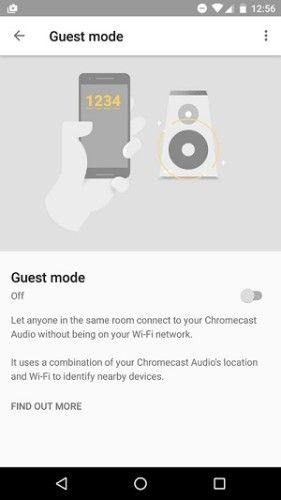 guest mode chromecast