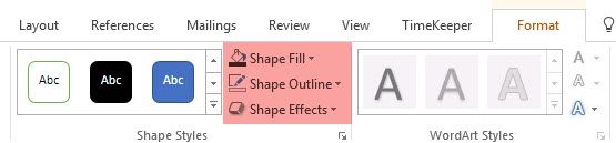 Microsoft Word - Shape Styles