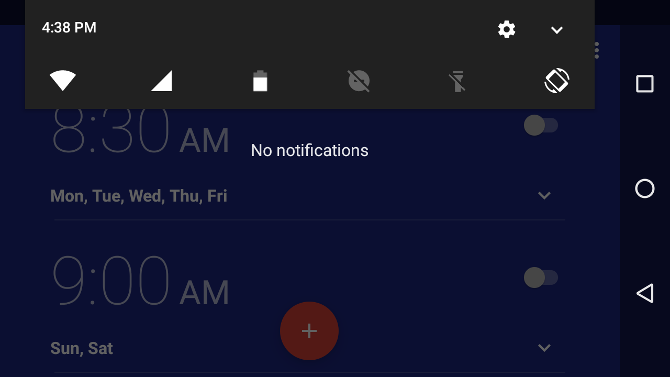 Android no notifications
