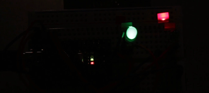 Arduino traffic light with junction in action