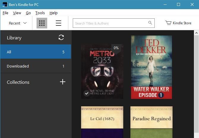 kindle reader app for windows