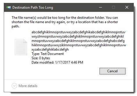 Filename Too Long Windows 7 Fix – Long Path Tool 5