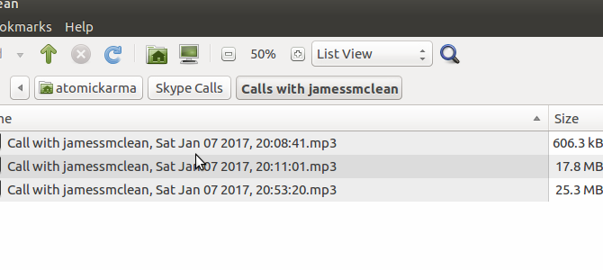 Skype Call Recorder for Linux History