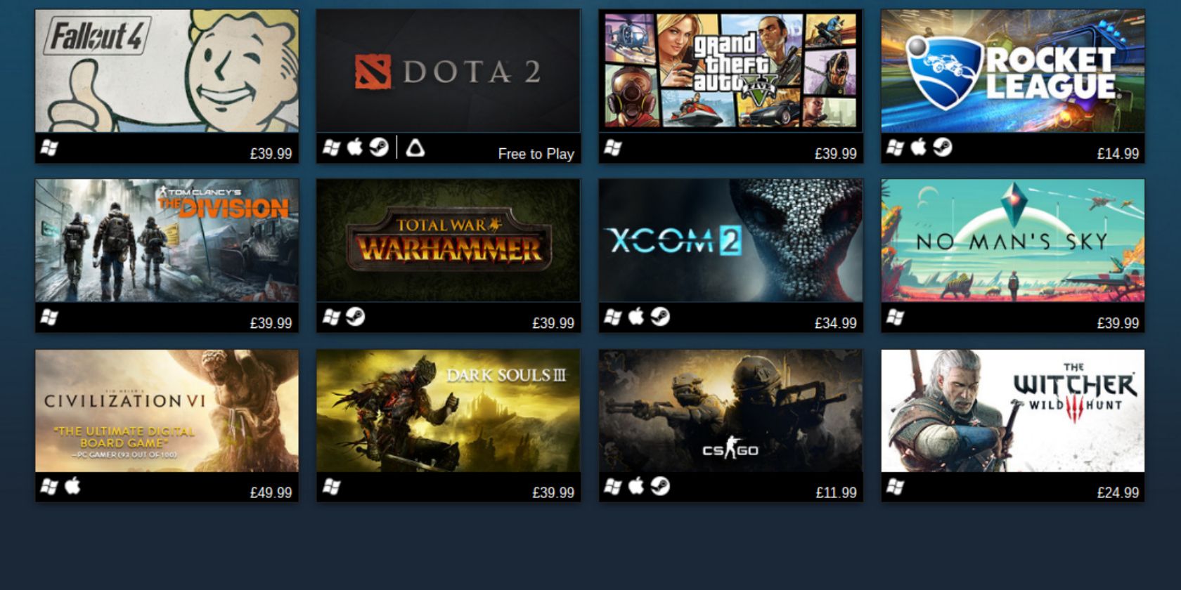steam games for mac and windows