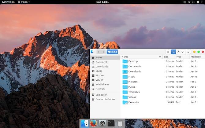 Set a macOS-like theme for GNOME