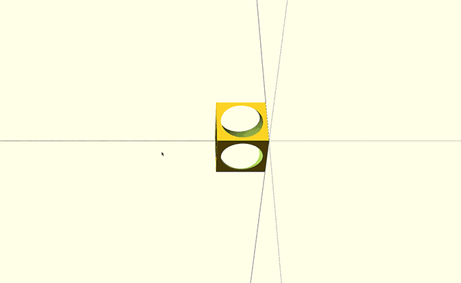 OpenSCAD Hollow Cube