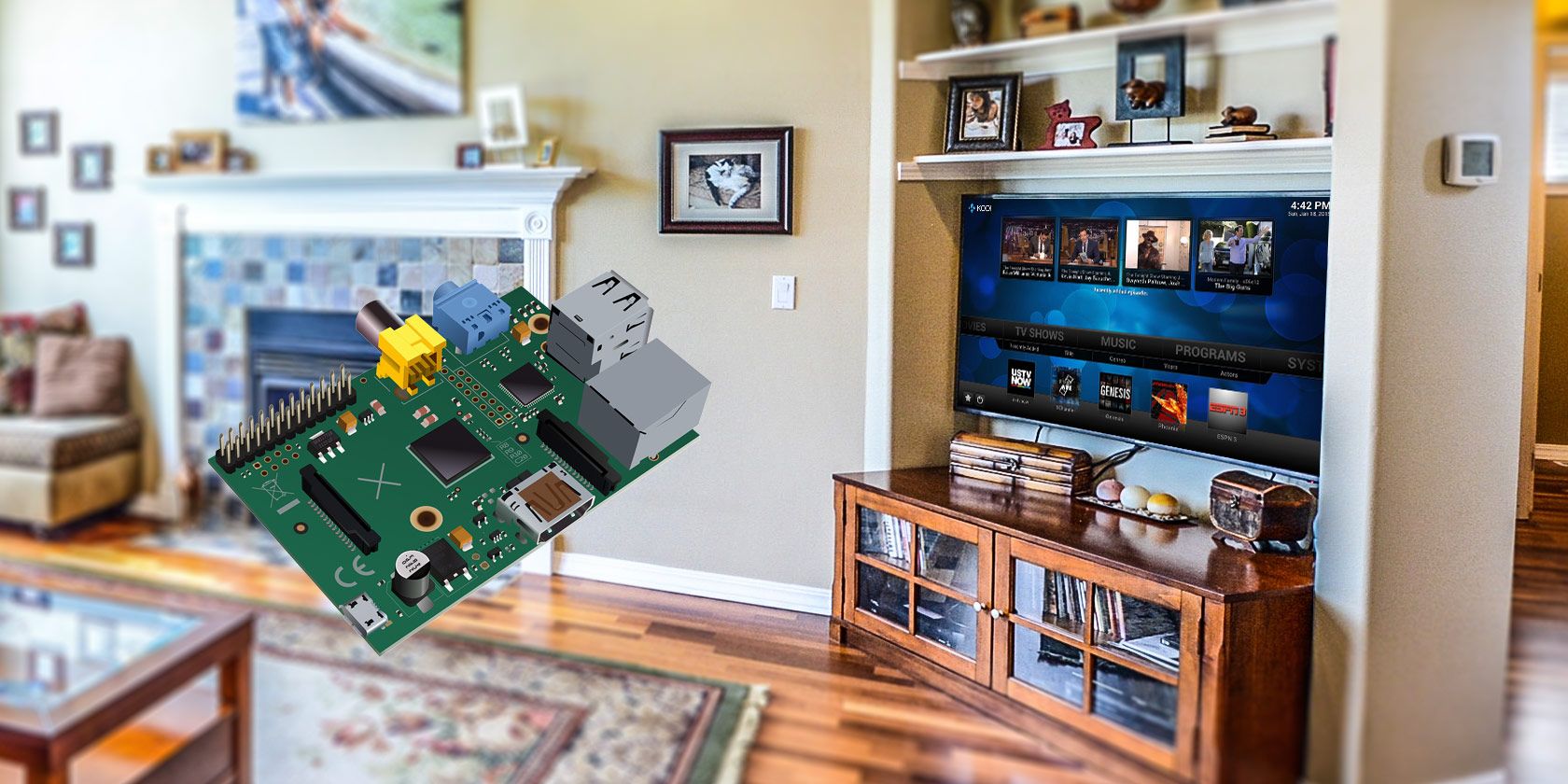 bandeja Opiáceo En riesgo Install Kodi to Turn Your Raspberry Pi Into a Home Media Center
