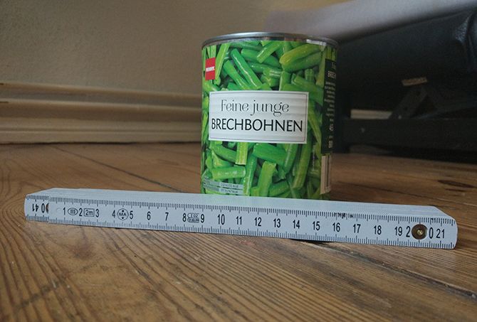 Measure the can