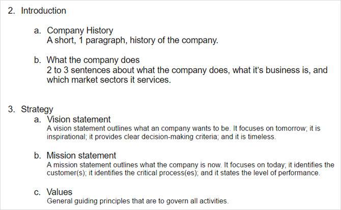 Contents writing company profile