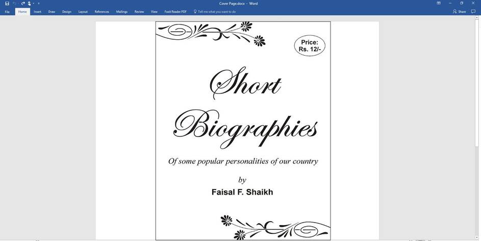 How To Make A Custom Cover Page In Microsoft Word Create Cover Page In Word