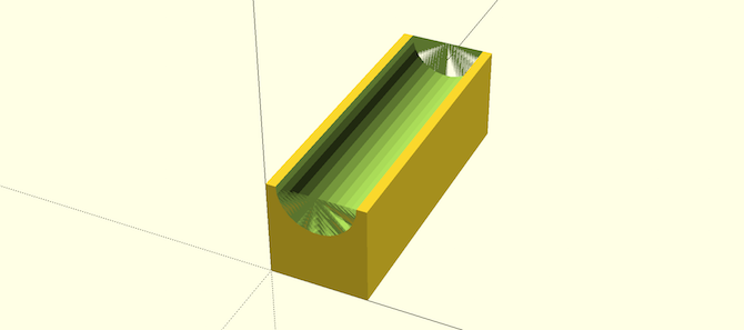 OpenSCAD Channel Cube