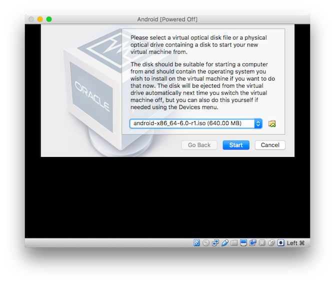 Virtualbox Android Mac