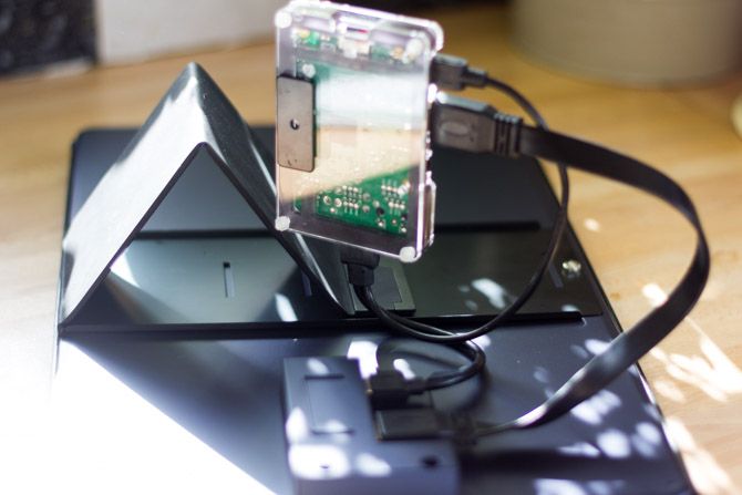 attaching metal plate to raspberry pi