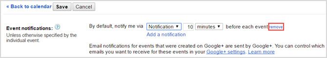 google calendar remove notification web