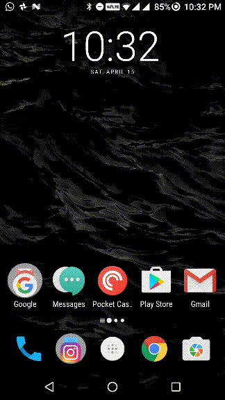 android notification panel and dismiss
