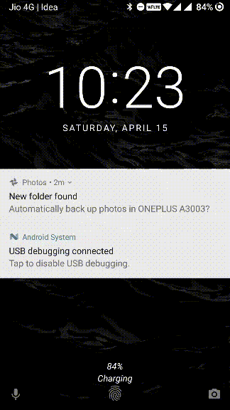 android unlock lockscreen