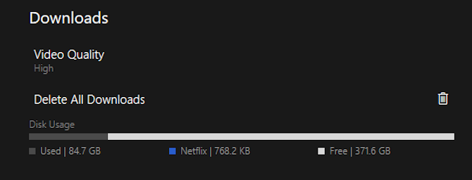 netflix storage delete all