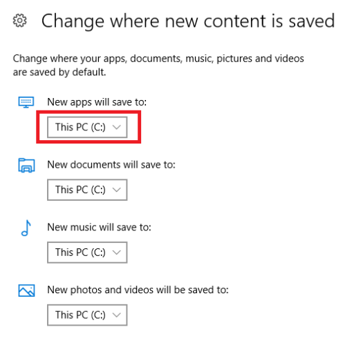 windows 10 more storage settings options