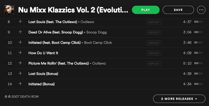 spotify clean versions