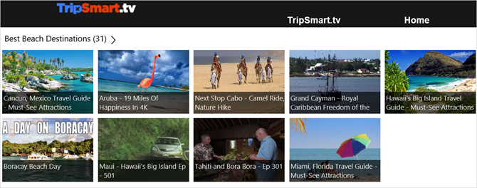tripsmart tv windows app