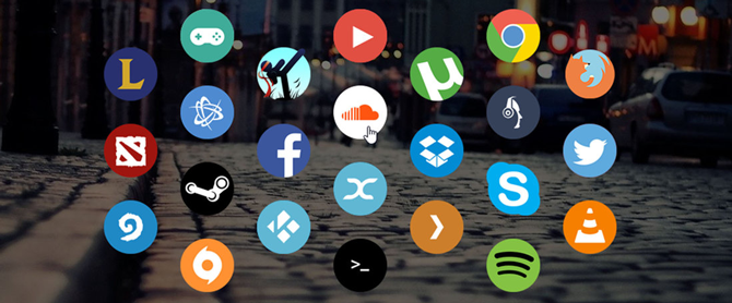 circle launcher icons for rainmeter
