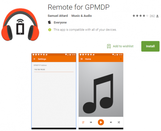 google play music desktop player remote app