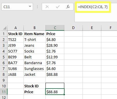 Search Excel Spreadsheets Faster: Replace VLOOKUP With INDEX and MATCH