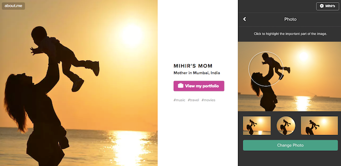 About.Mr lets you build a simple website for your mother on Mother's Day