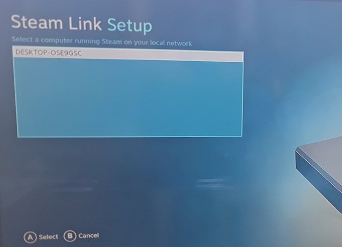 steam link device link