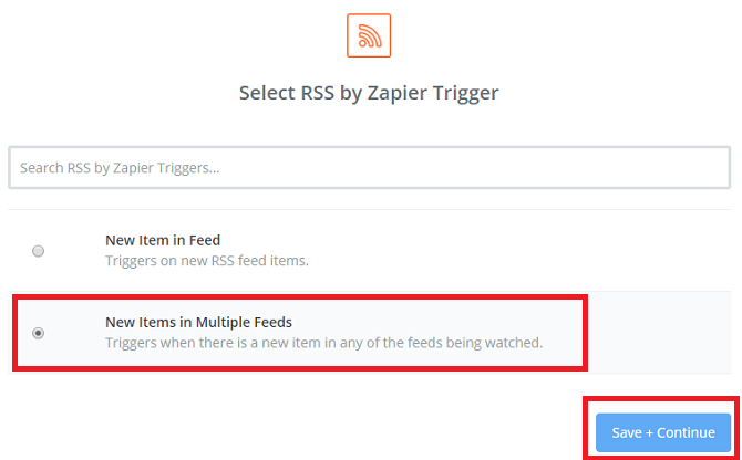 rss by zapier multiple