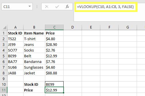 Search Excel Spreadsheets Faster: Replace VLOOKUP With INDEX and MATCH