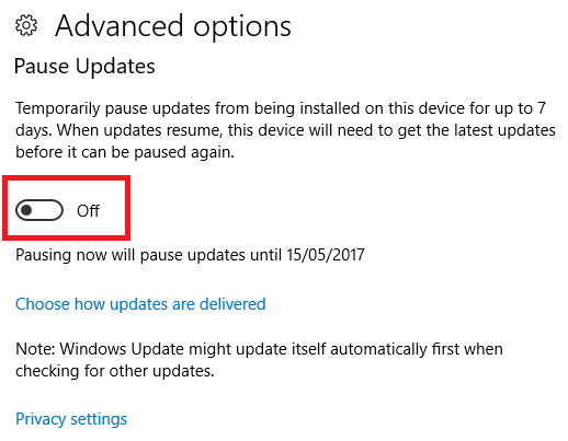 windows 10 defer updates