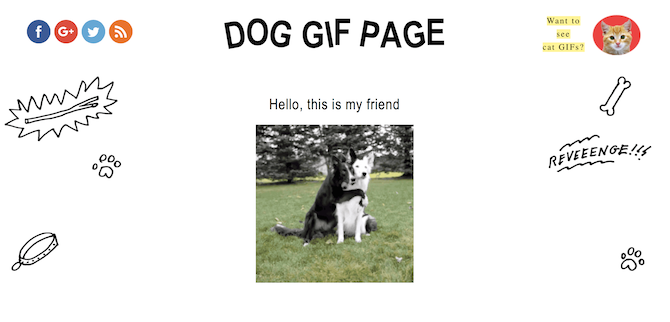 dog gif page