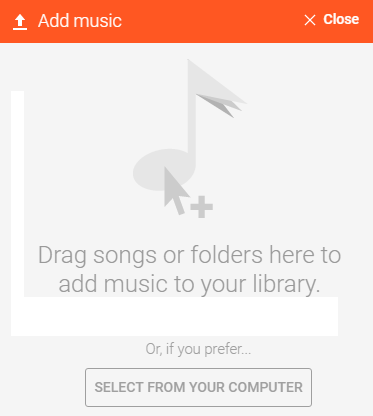 google play music upload