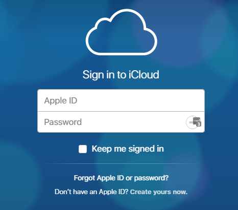 icloud login